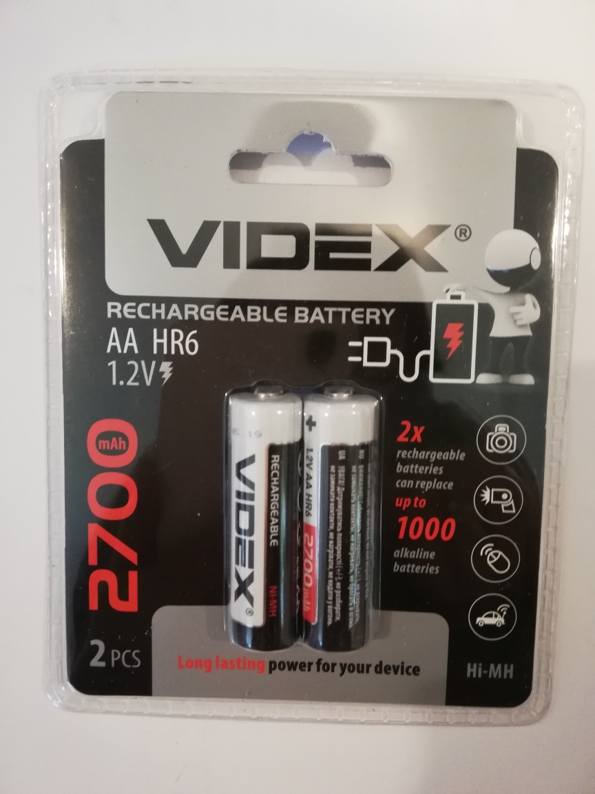 R06 2700 mA VIDEX