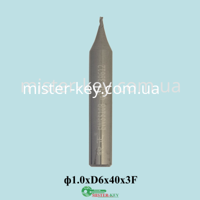Cutter carbide EW5510B P-3244 3F=φ1.0*6D*40L