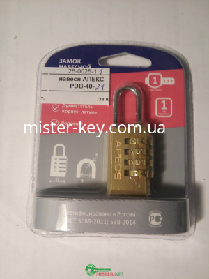 Навісний АПЕКС PDB-40-21 code
