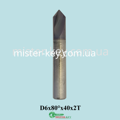 Raise carbide DW6080 P-5004 D6x80° x40x2F